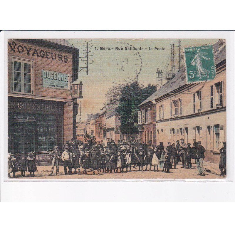 MERU: rue nationale, la poste - état