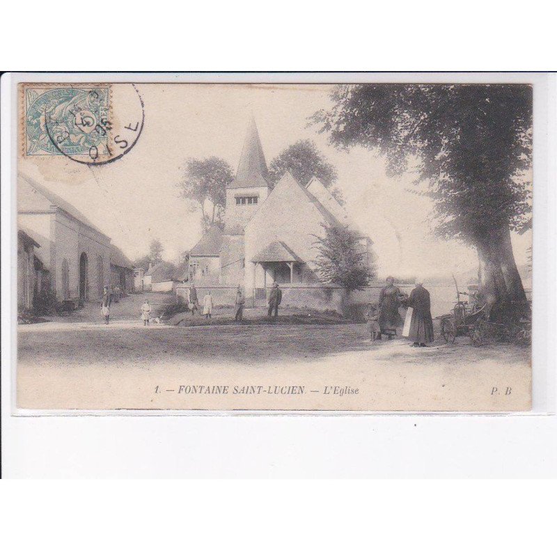FONTAINE SAINT-LUCIEN: l'église - très bon état