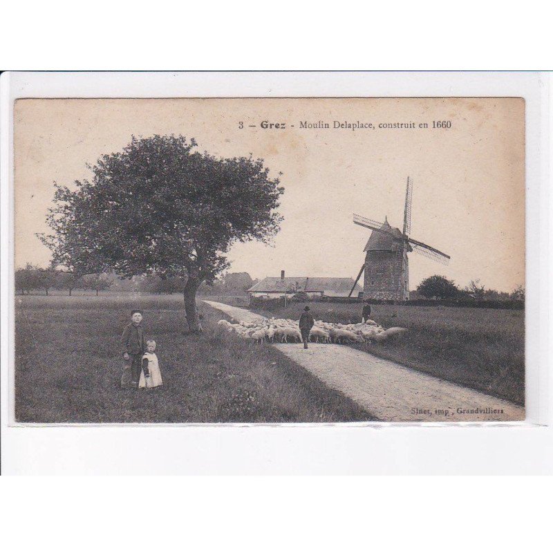 GREZ: moulin delaplace, construit en 1660 - très bon état