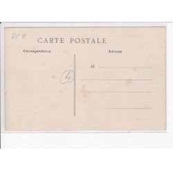 GRANDVILLIERS: l'aviateur G.Galy sur son biplan caudron - très bon état