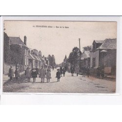 FEUQUIERES: rue de la gare - état