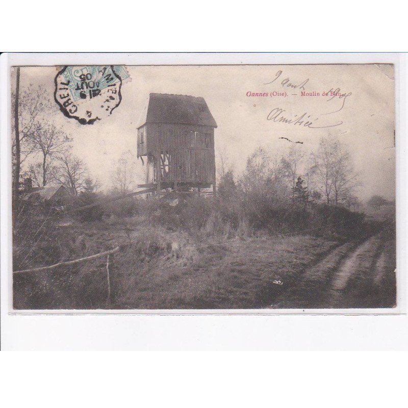 GANNES: moulin de blin - état