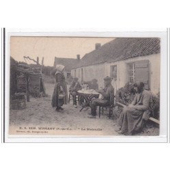 HANNESCAMPS : une barricade defendant l'entrée du village - tres bon etat