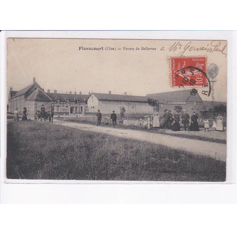 FLAVACOURT: ferme de bellevue - état