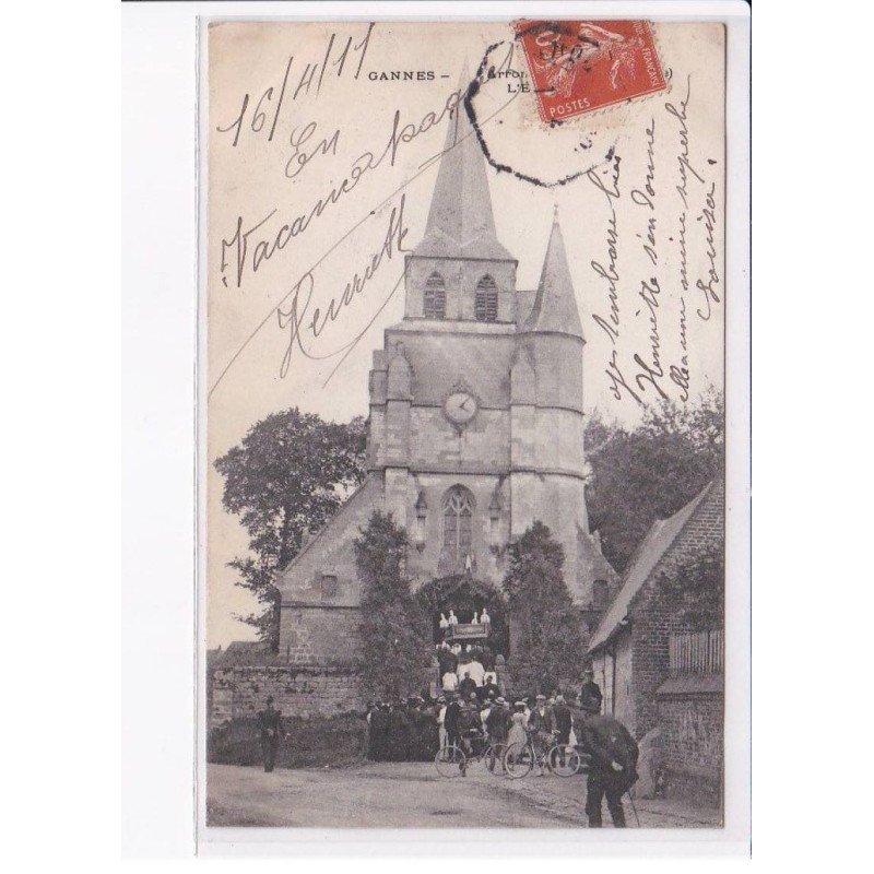 GANNES: l'église - très bon état