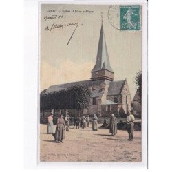 LUCHY: église et place publique - très bon état