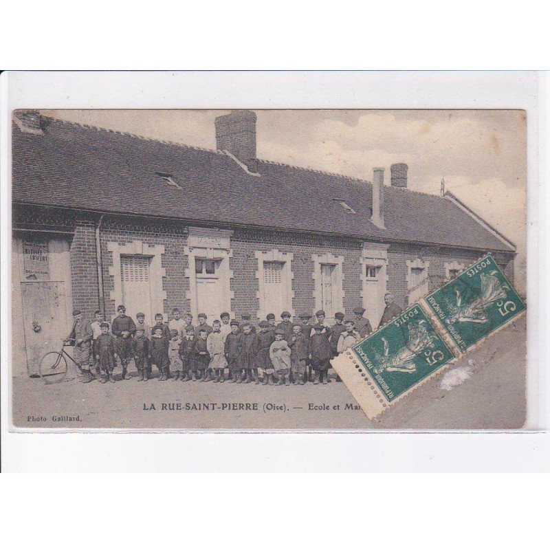 LA RUE-SAINT-PIERRE: école et mairie - très bon état