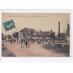 LA CROIX-SAINT-OUEN: sortie d'usine et rue du bac - très bon état