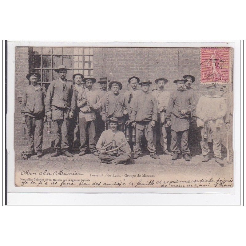 LENS : groupe de mineurs - tres bon etat