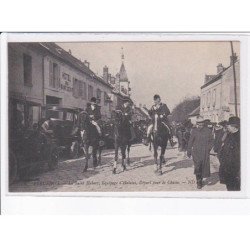 FLEURINES: la saint-hubert, équipage d'halate, départ pour la chasse - très bon état