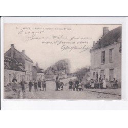 JAULZY: route de compiègne à soissons 1er vue - très bon état