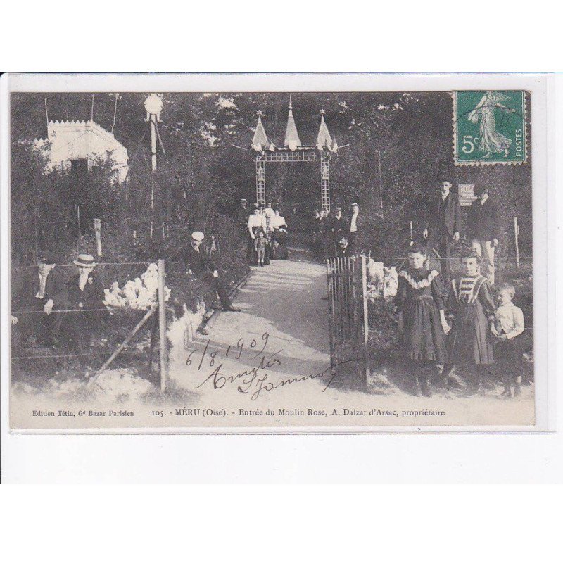 MERU: entrée du moulin rose - très bon état