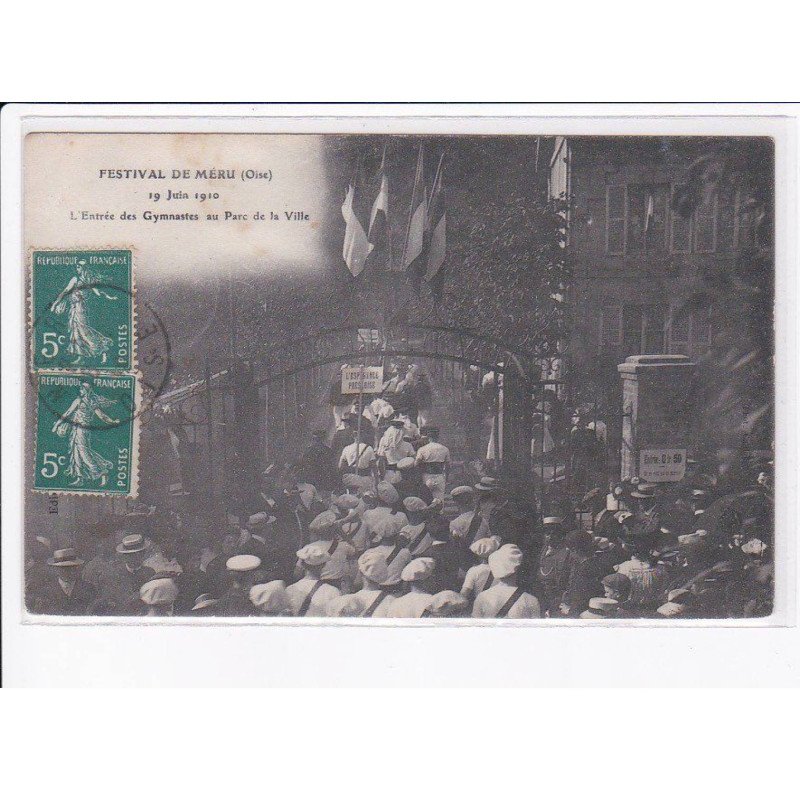 MERU: festival de meru 1910, 6 CPA - très bon état
