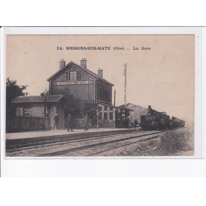 RESSONS-sur-MATZ: la gare - très bon état