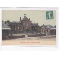ONS-en-BRAY: mairie et groupe scolaire, toillée - très bon état