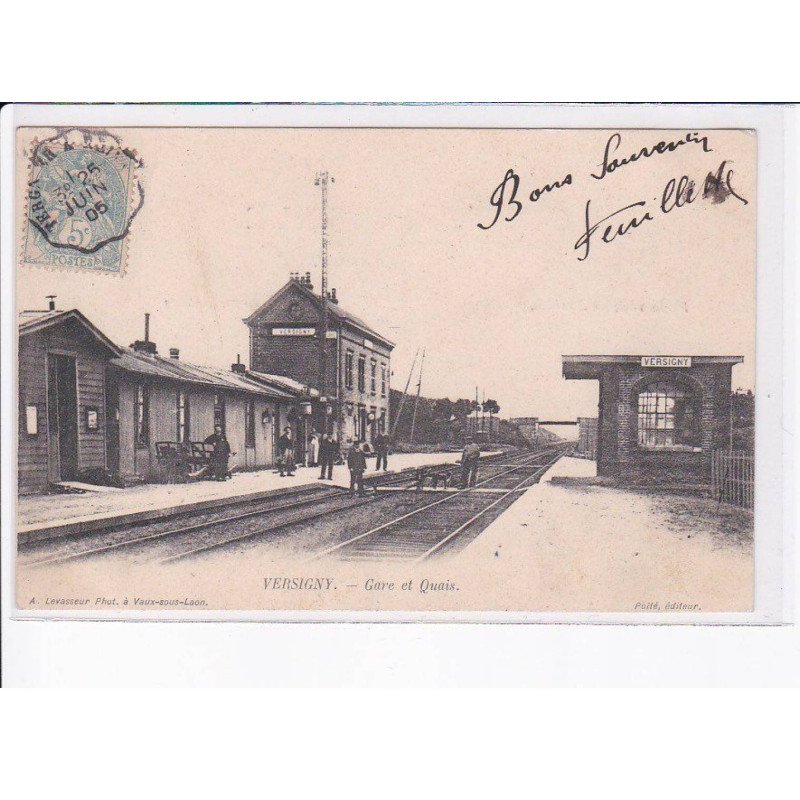 VERSIGNY: gare et quais - très bon état