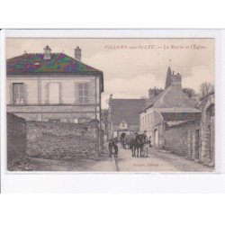 VILLERS-sous-SAINT-LEU: la mairie et l'église - très bon état