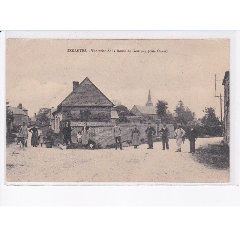 SENANTES: vue prise de la route de gournay - état