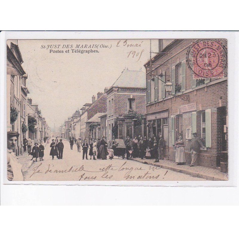 SAINT-JUST-des-MARAIS: postes et télégraphes - très bon état