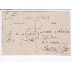 SERY-MAGNEVAL: scène de village, la place - très bon état