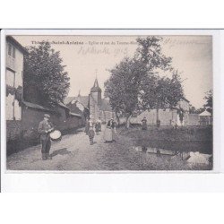 THIEULAY-SAINT-ANTOINE: église et rue du tourne-moulin, tambour de ville - très bon état