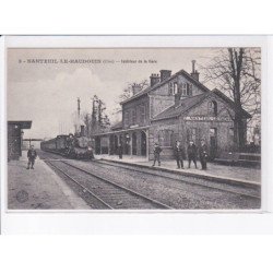 NANTEUIL-le-HAUDOUIN: intérieur de la gare - très bon état