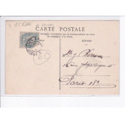 PONT-L'EVEQUE: vue prise du pont chamet(?), canal - état