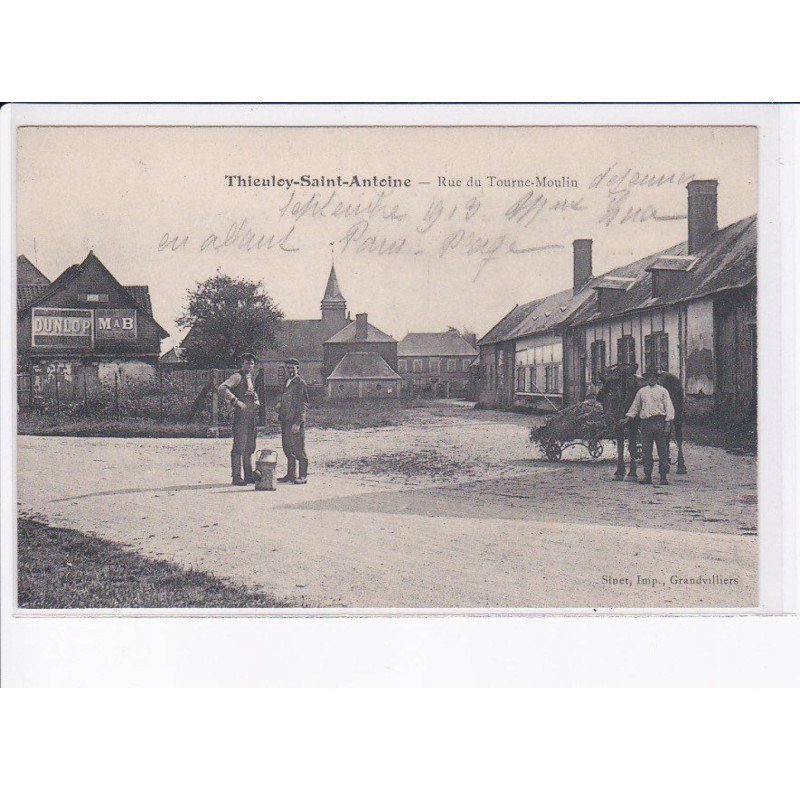 THIEULOY-SAINT-ANTOINE: rue du tourne-moulin - très bon état