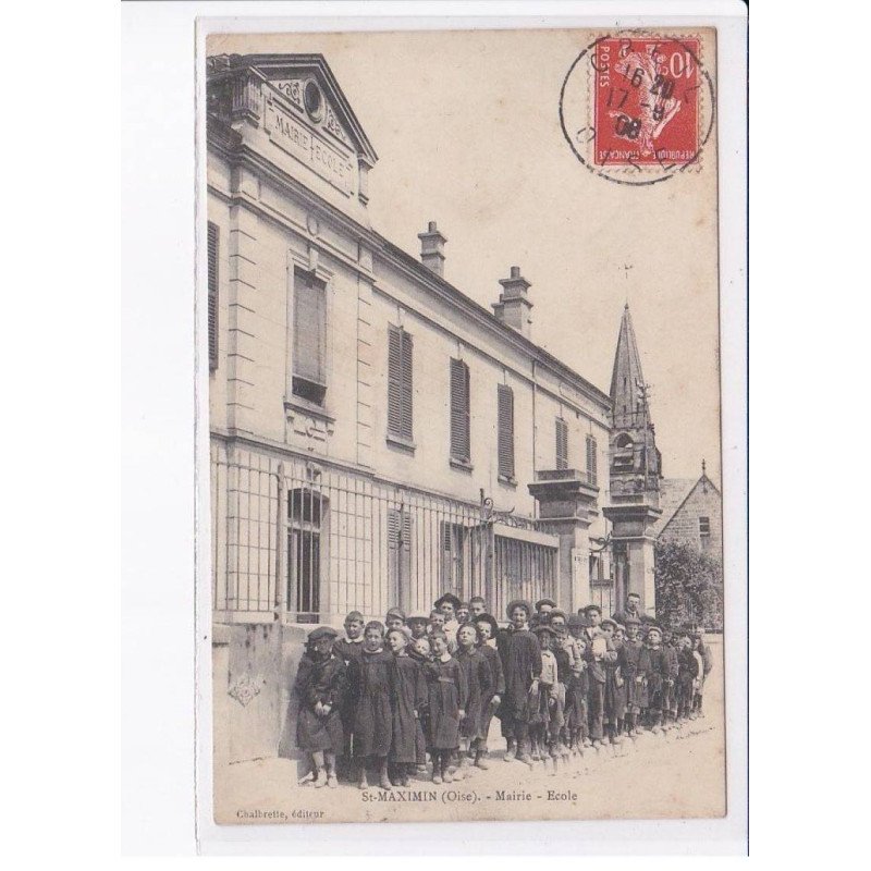 SAINT-MAXIMIN: mairie, école - très bon état