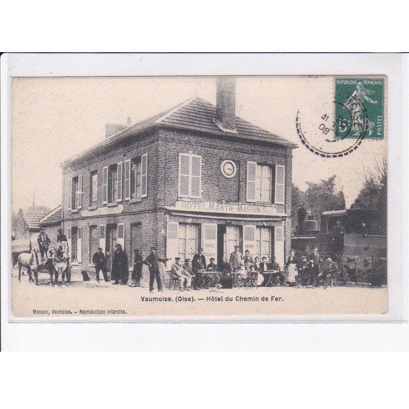 VAUMOISE: hôtel du chemin de fer - très bon état