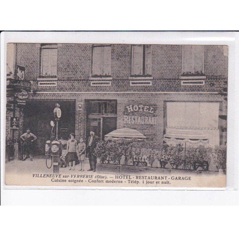 VILLENEUVE-sur-VERRERIE: hôtel restaurant garage, cuisine soignée - état