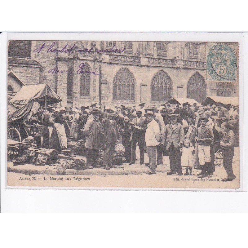 ALENCON: le marché aux légumes - très bon état