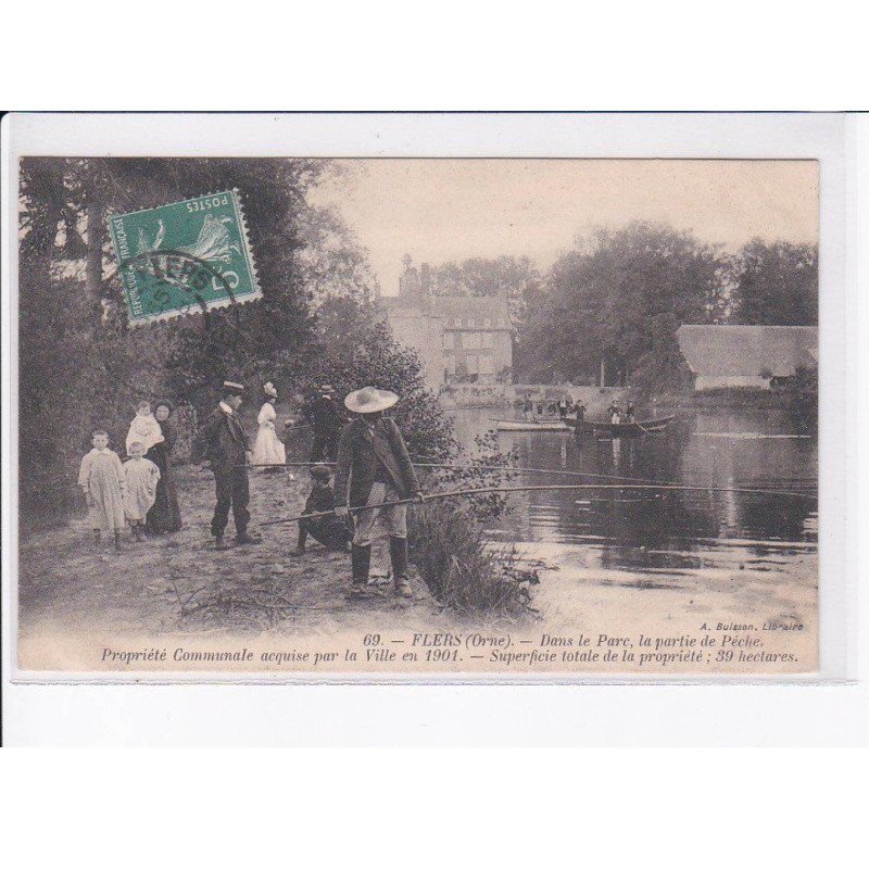 FLERS: dans le parc, la partie de pêche - très bon état