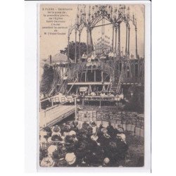 FLERS: cérémonie de la pose de la première pierre de l'église saint-germain - très bon état