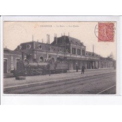 ARGENTAN: la gare, les quais - très bon état