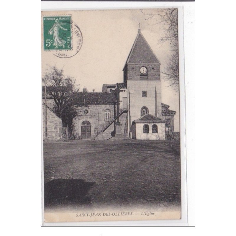 SAINT-JEAN-des-OLLIERES : l'eglise - tres bon etat