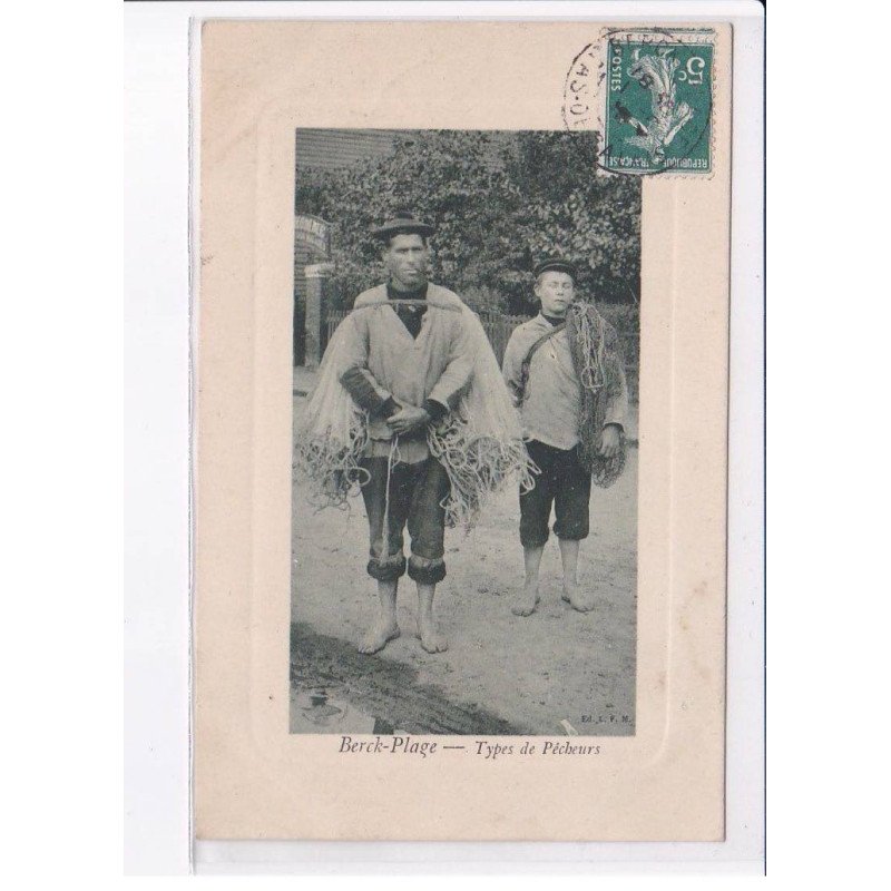 BERCK: types de pêcheurs - très bon état