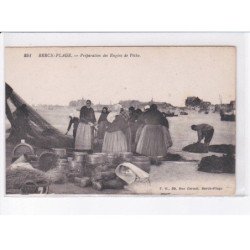 BERCK-PLAGE: préparation des engins de pêche - très bon état