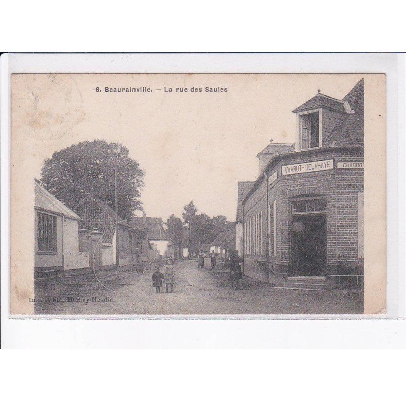 BEAURAINVILLE: la rue des saules - état