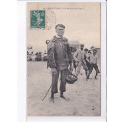 BERCK-PLAGE: un marchand de coques - très bon état