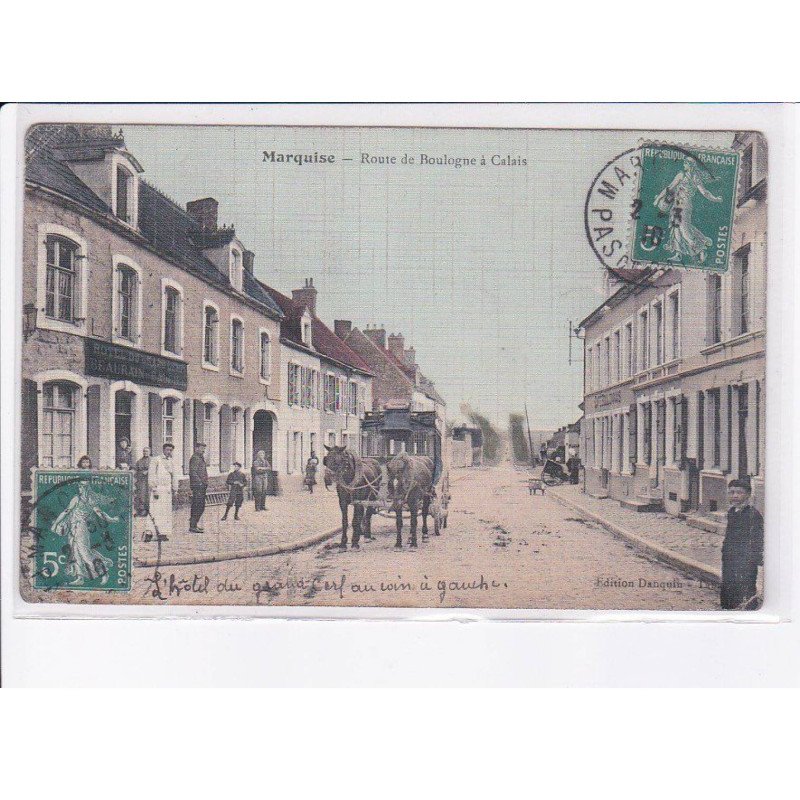 MARQUISE: route de boulogne à calais - état