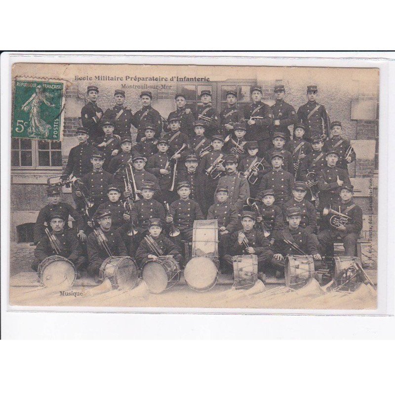 MONTREUIL-sur-MER: école militaire préparatoire d'infanterie - très bon état