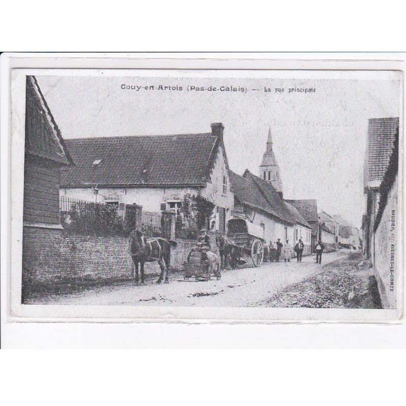 GOUY-en-ARTOIS: la rue principale - très bon état