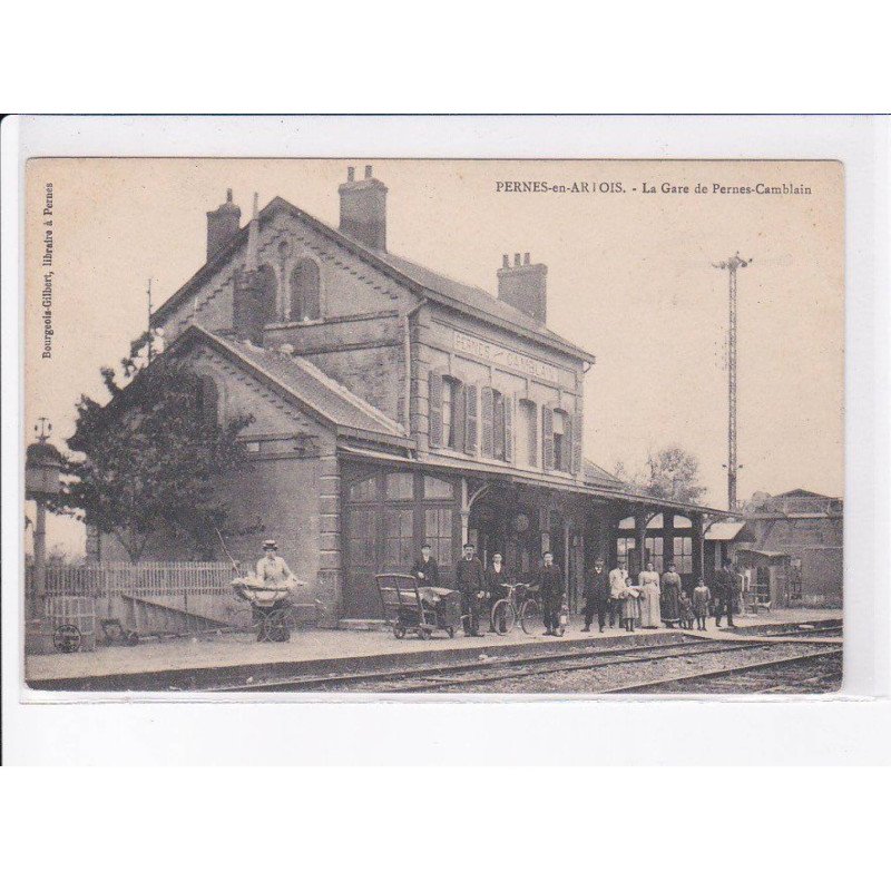 PERNES-en-ARTOIS: la gare de pernes-camblain - très bon état