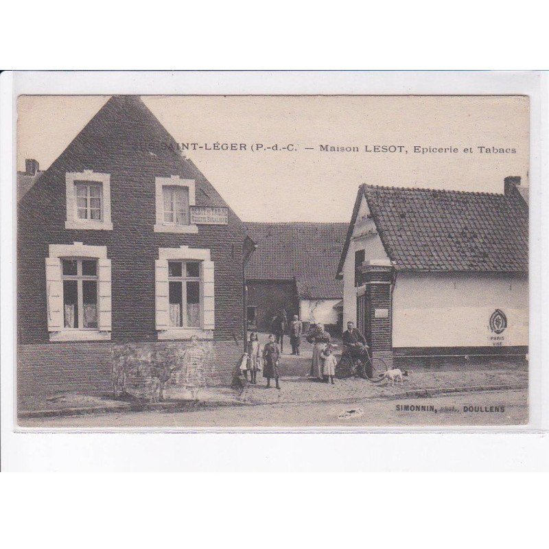 SAINT-LEGER: maison lesot, épicerie et tabacs - très bon état