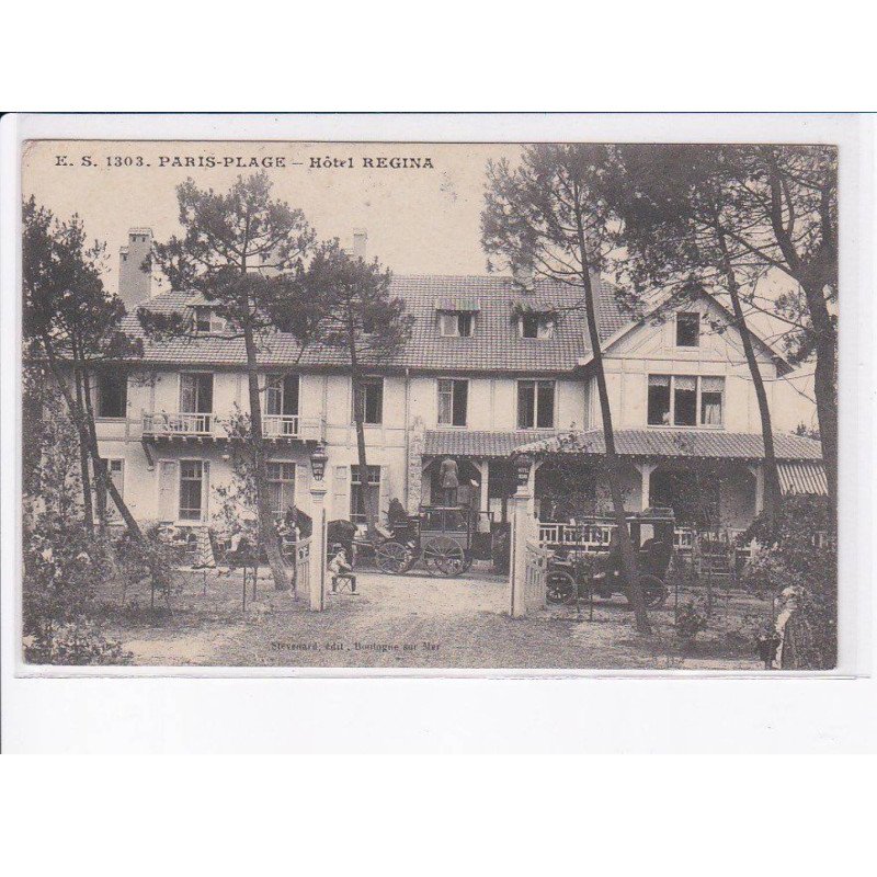 LE TOUQUET PARIS PLAGE: hôtel regina - très bon état
