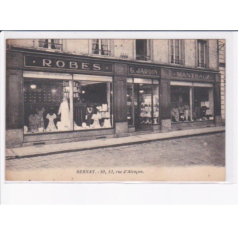 BERNAY: 50 52 rue d'alençon, G. Jardin, robes, manteaux - très bon état