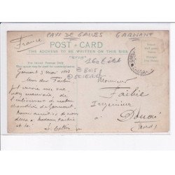 PAYS DE GALLES: GARNANT: bois, scierie - état