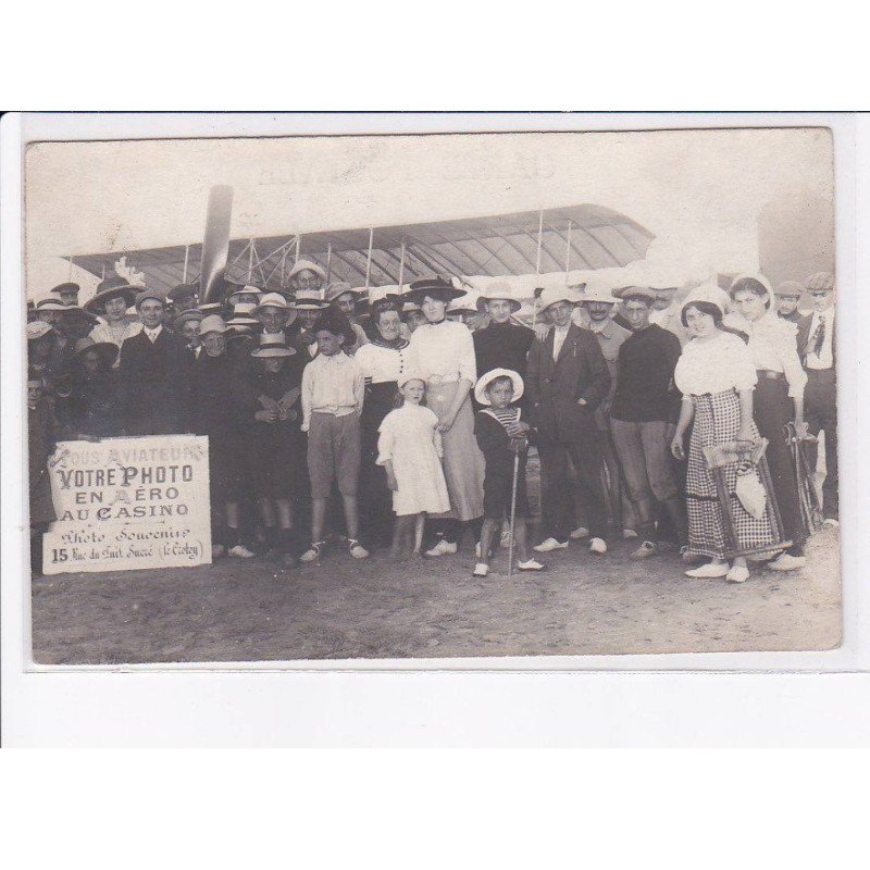 LE CROTOY: aviation, photographe, votre photo en aéro au casino - très bon état