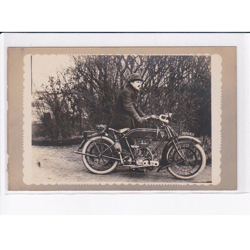 5CPA moto, side car, accident simulé - très bon état